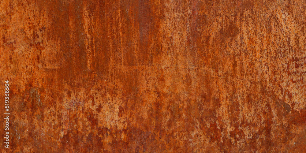Panoramic rusty and oxidized metal sheet, old copper texture background Panoramic rusty and oxidized metal sheet, old copper texture background