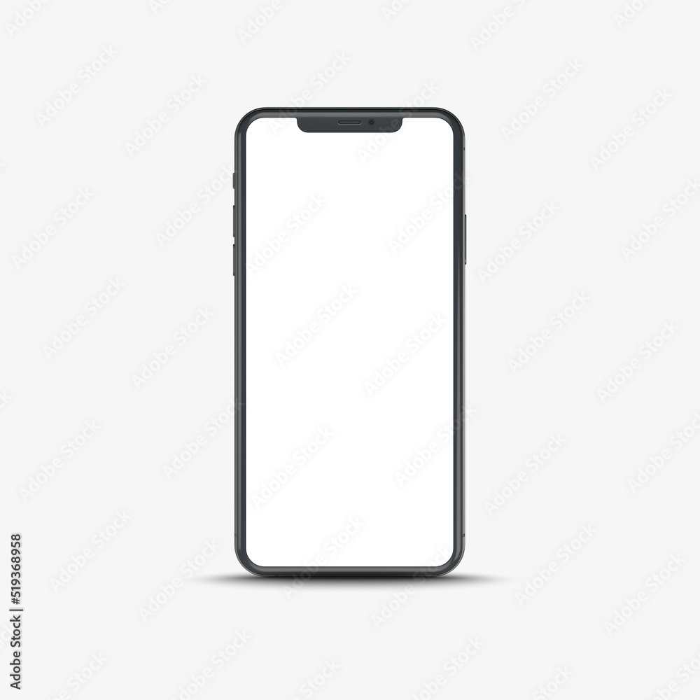 blank white phone