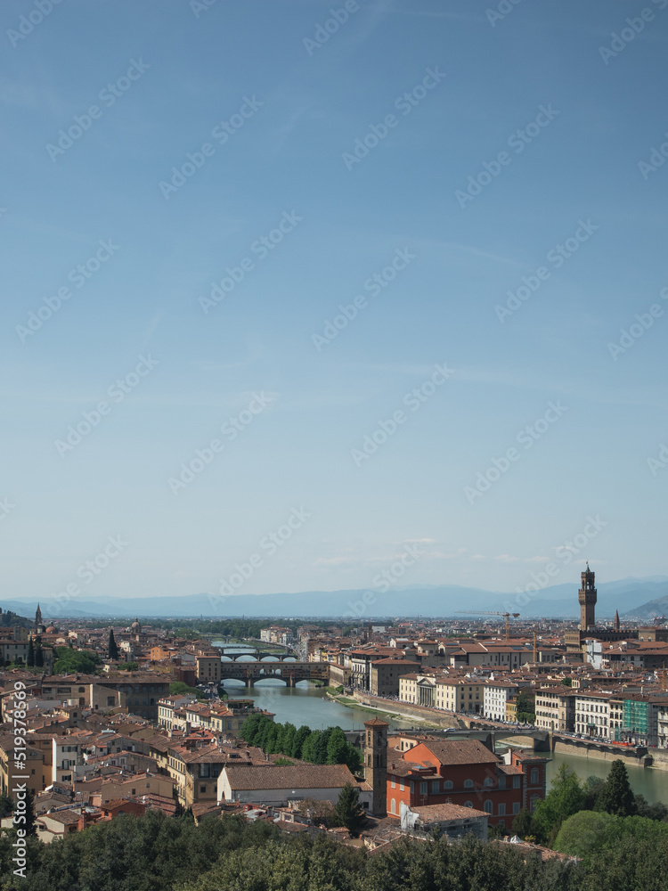 View of Florence and the Arno River