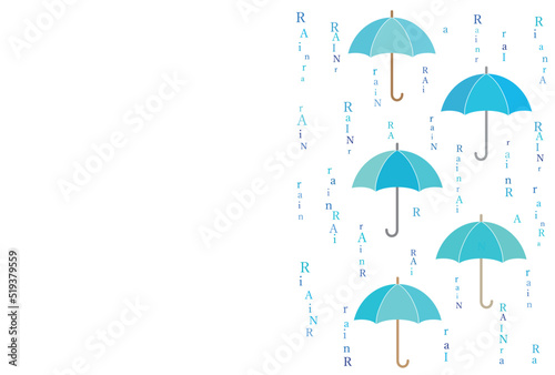 雨 傘 抽象 模様 装飾 ベクター ai 素材 背景