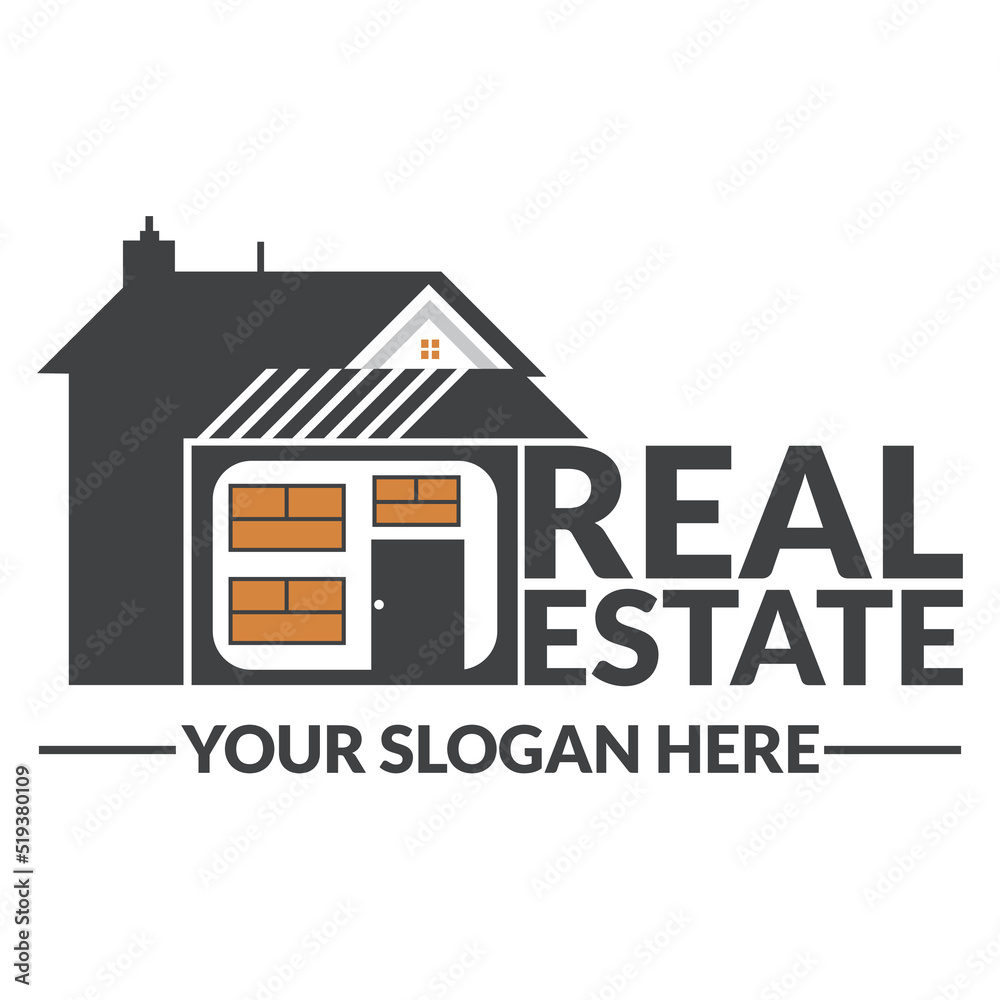 Fototapeta premium Real estate logo design.