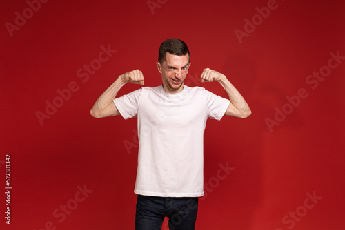 Young man with Treacher syndrome shows strength, Treacher Collins syndrome, TCS