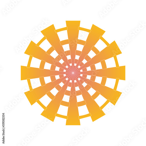 crosshairs vector illustration, perfect for mascot, logo, icon, background etc