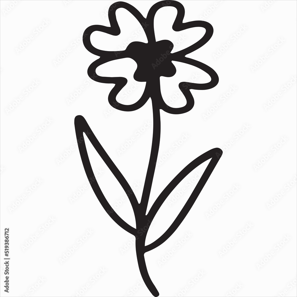 Vector, Image of blooming jasmine flower icon, black and white color, transparent background
Vector, Image of blooming jasmine flower icon, black and white color, transparent background