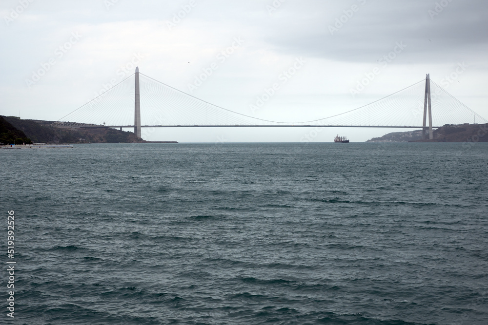 Istanbul, Turkey: The Yavuz Sultan Selim Bridge is the third bridge to span the Bosphorus near Istanbul. The bridge was officially opened to traffic in 2016.