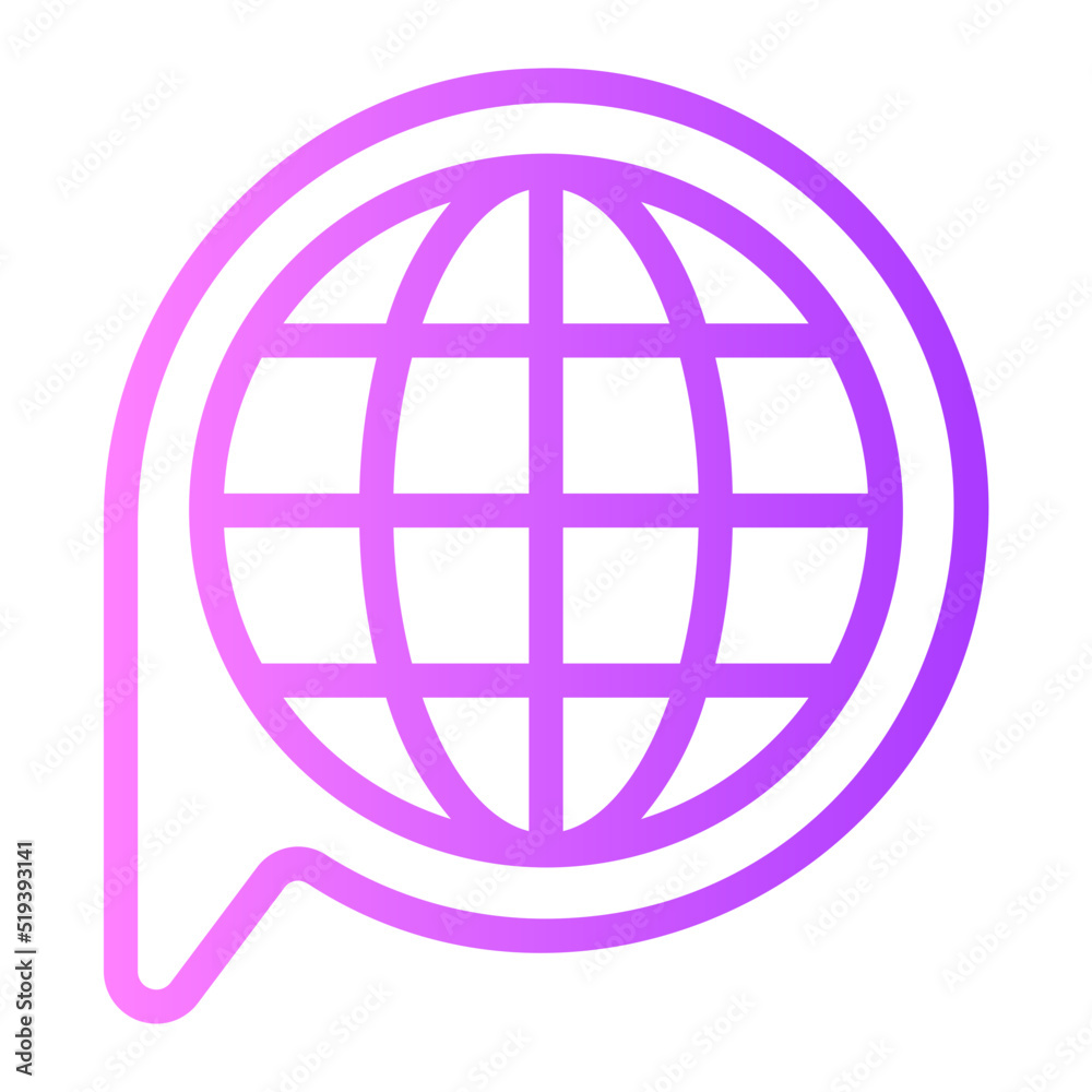 language gradient icon language gradient icon
