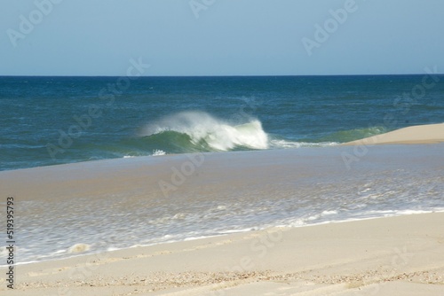 Praia com espelho d   gua - Beach with water mirror