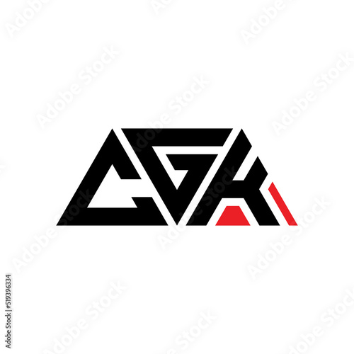 Free Download CGK triangle letter logo design with triangle shape. CGK triangle logo design monogram. CGK triangle vector logo template with red color. CGK triangular logo Simple, Elegant, and Luxurious Logo... - GFXLoad