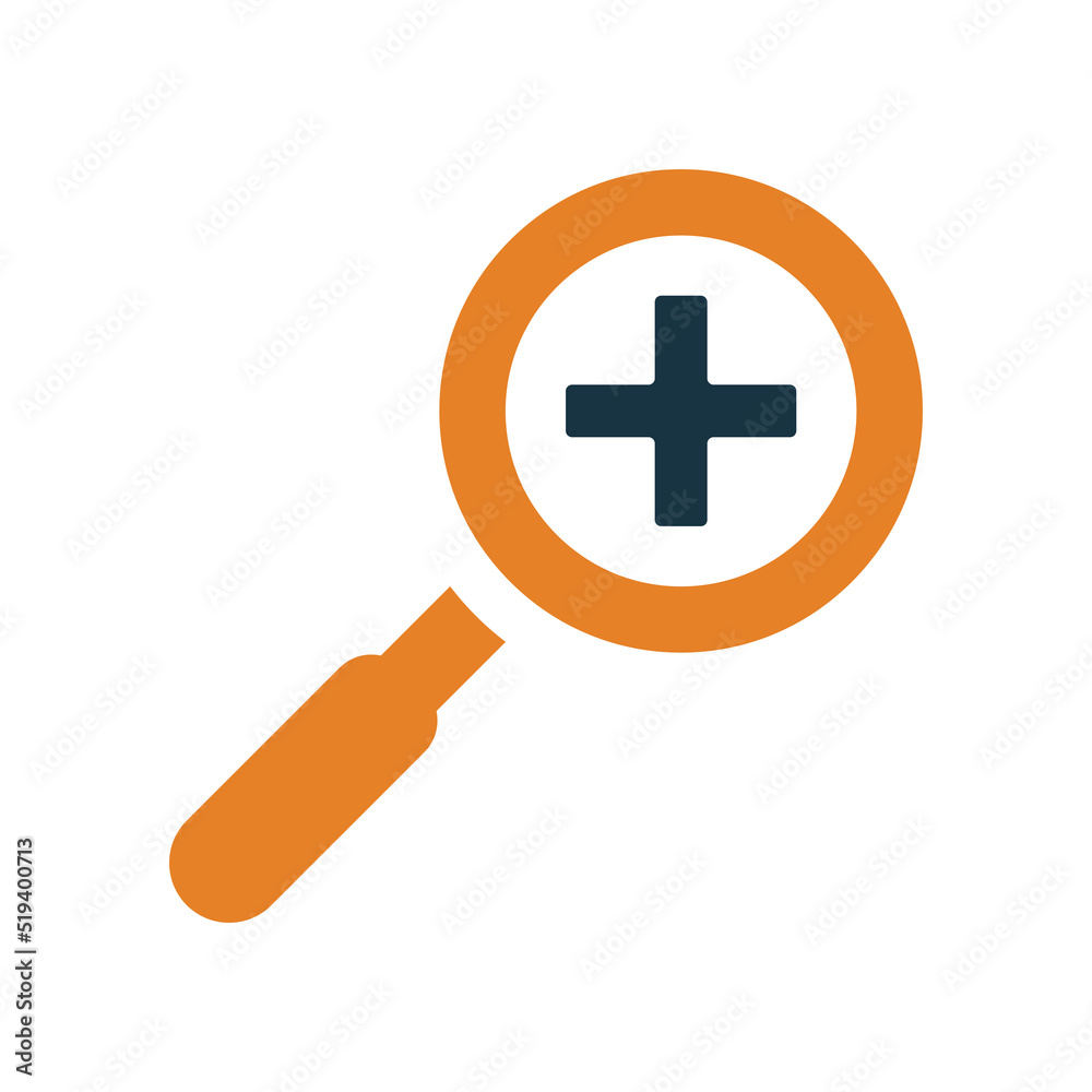 magnify, zoom icon. Glyph style vector EPS. magnify, zoom icon. Glyph style vector EPS.