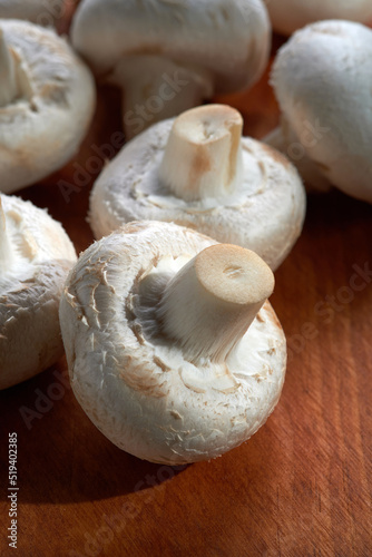 Raw mushrooms