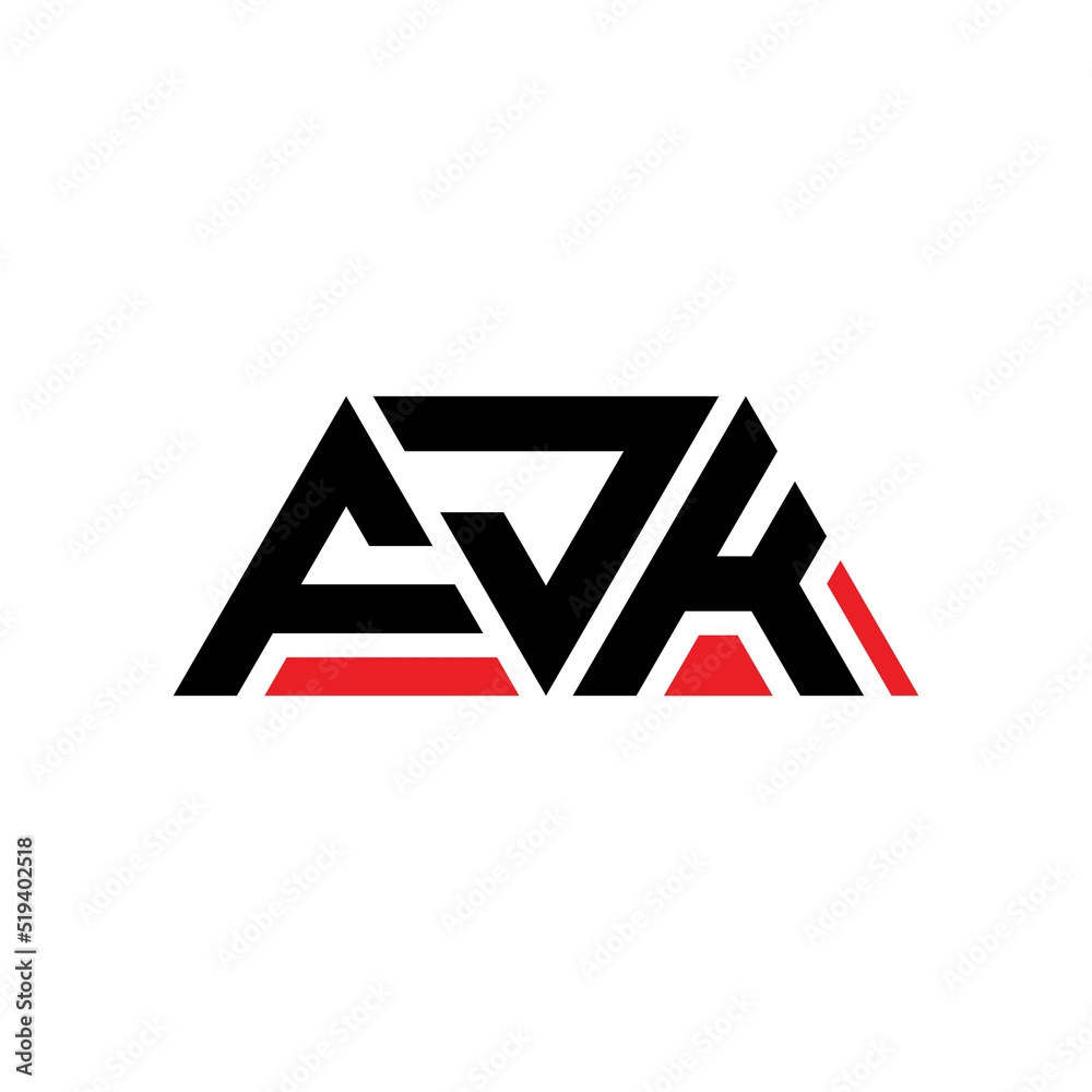 FJL triangle letter logo design with triangle shape. FJL triangle logo design monogram. FJL triangle vector logo template with red color. FJL triangular logo Simple, Elegant, and Luxurious Logo...