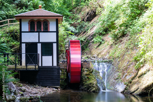Groudle Glen Water Wheel. Onchan. Isle of Man