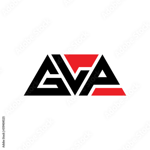 GLP triangle letter logo design with triangle shape. GLP triangle logo design monogram. GLP triangle vector logo template with red color. GLP triangular logo Simple, Elegant, and Luxurious Logo...