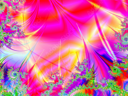 Fototapeta Naklejka Na Ścianę i Meble -  abstract bright multicolor linear pattern, color graphics, background, design