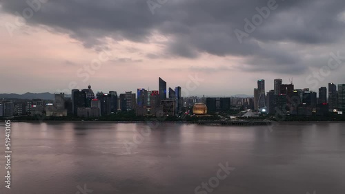 Wallpaper Mural hangzhou city skyline Torontodigital.ca