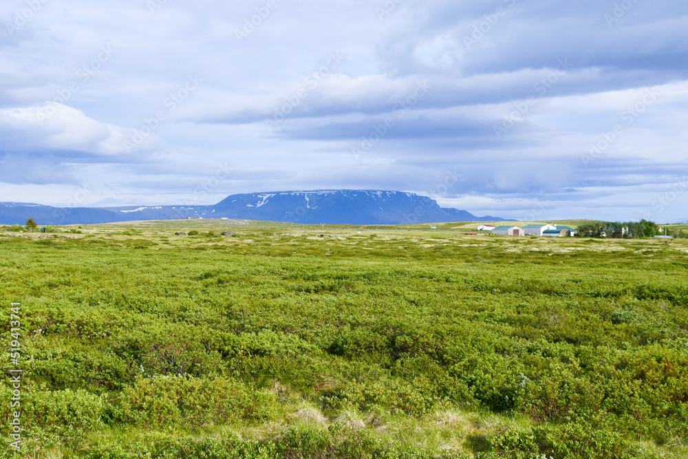 Overview north of Iceland in the Myvatn area Overview north of Iceland in the Myvatn area