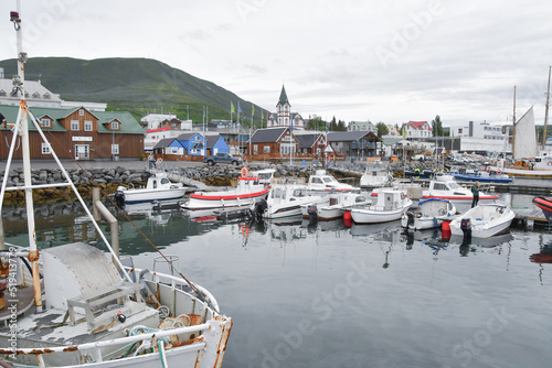 Small port of Husavik in the north of Iceland - Europe