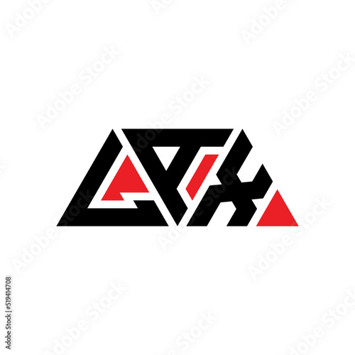 LAX triangle letter logo design with triangle shape. LAX triangle logo design monogLAm. LAX triangle vector logo template with red color. LAX triangular logo Simple, Elegant, and Luxurious Logo...