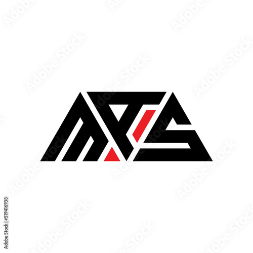 MAS triangle letter logo design with triangle shape. MAS triangle logo design monogMAm. MAS triangle vector logo template with red color. MAS triangular logo Simple, Elegant, and Luxurious Logo...