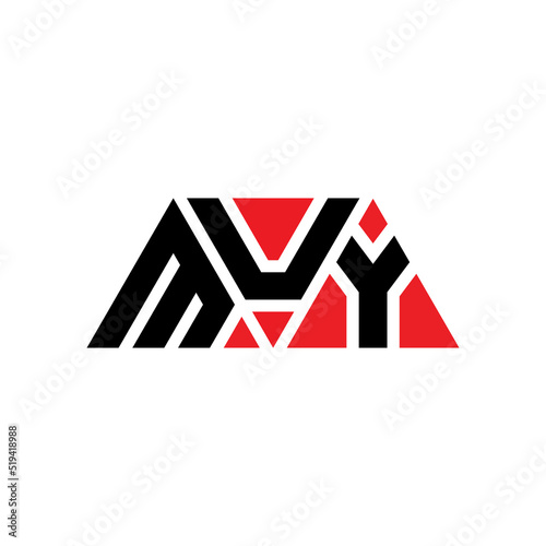 Free Download MUY triangle letter logo design with triangle shape. MUY triangle logo design monogram. MUY triangle vector logo template with red color. MUY triangular logo Simple, Elegant, and Luxurious Logo... - GFXLoad