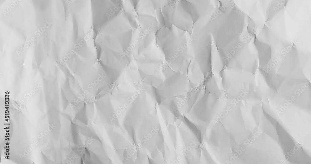 Animation of moving piece of paper on white background
