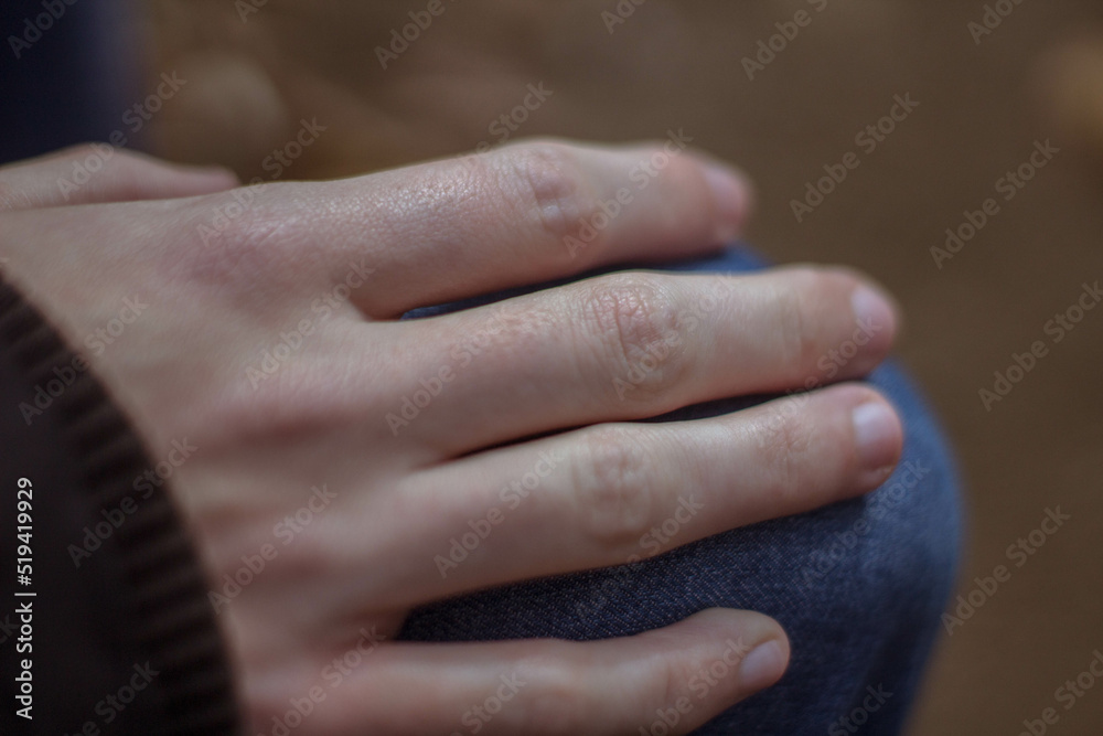 Fototapeta premium cold hands