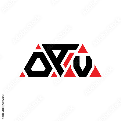 OAV triangle letter logo design with triangle shape. OAV triangle logo design monogOAm. OAV triangle vector logo template with red color. OAV triangular logo Simple, Elegant, and Luxurious Logo...
