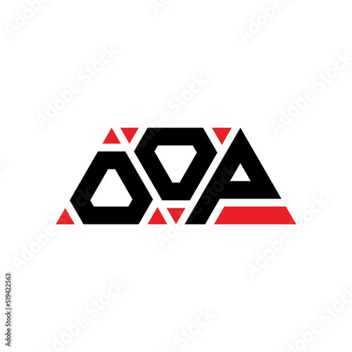 OOP triangle letter logo design with triangle shape. OOP triangle logo design monogram. OOP triangle vector logo template with red color. OOP triangular logo Simple, Elegant, and Luxurious Logo...
