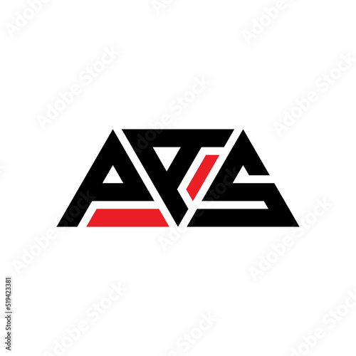 PAS triangle letter logo design with triangle shape. PAS triangle logo design monogram. PAS triangle vector logo template with red color. PAS triangular logo Simple, Elegant, and Luxurious Logo...