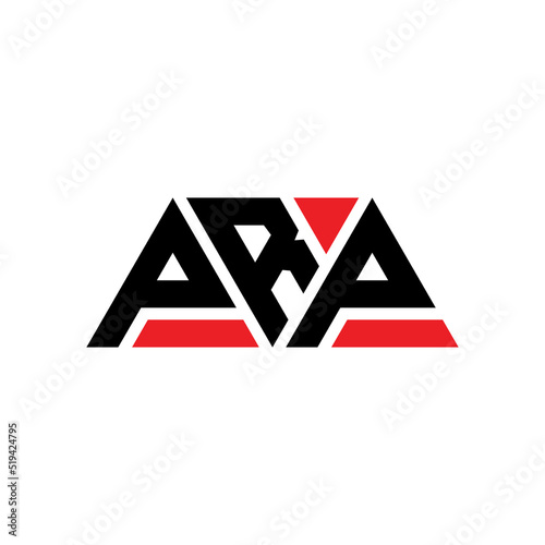 PRP triangle letter logo design with triangle shape. PRP triangle logo design monogram. PRP triangle vector logo template with red color. PRP triangular logo Simple, Elegant, and Luxurious Logo...