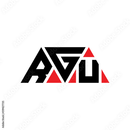 Free Download RGU triangle letter logo design with triangle shape. RGU triangle logo design monogram. RGU triangle vector logo template with red color. RGU triangular logo Simple, Elegant, and Luxurious Logo... - GFXLoad