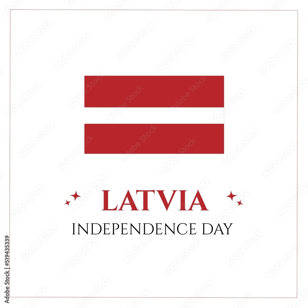 Composition of latvia independence day text over flag of latvia Composition of latvia independence day text over flag of latvia