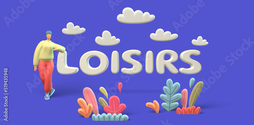 loisirs cool bleu