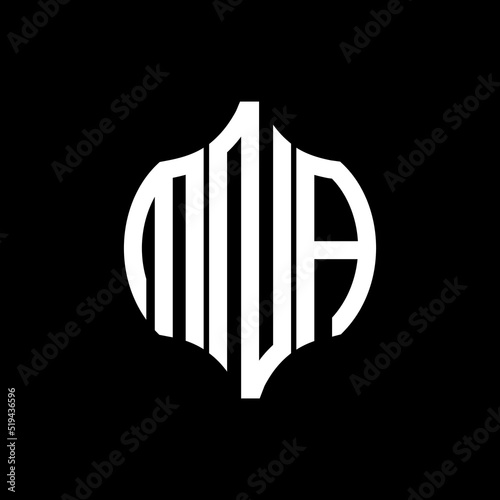 MNA letter logo. MNA best black background vector image. MNA Monogram logo design for entrepreneur and business.
