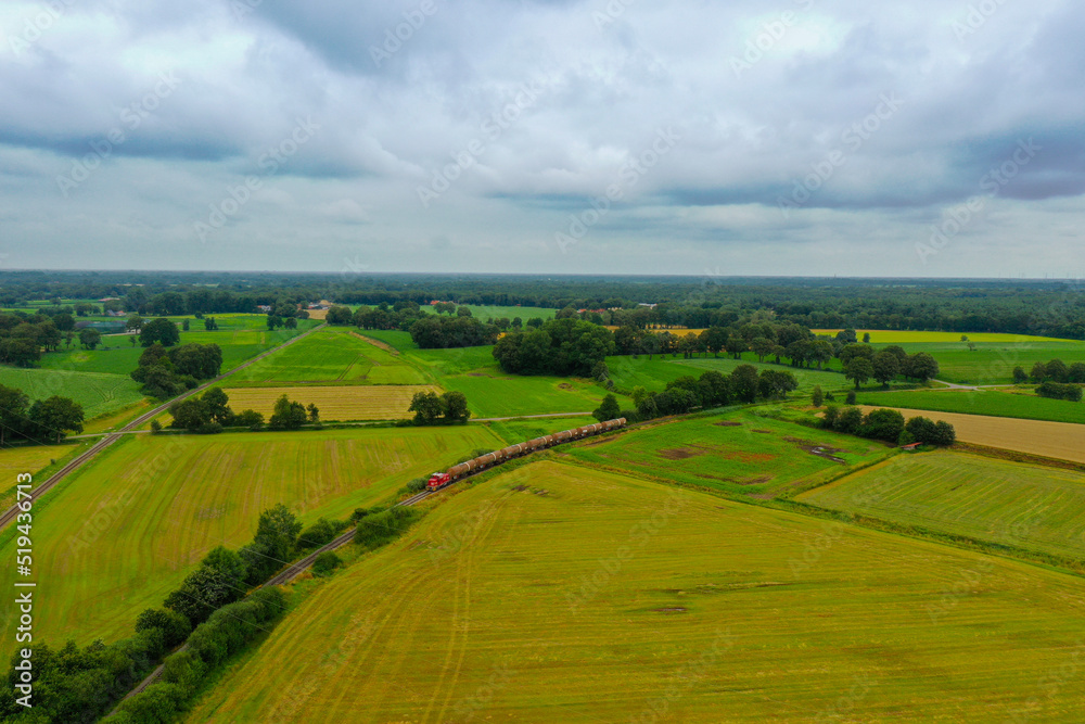 landscape with field