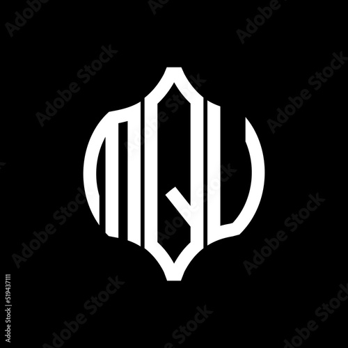 MQV letter logo. MQV best black background vector image. MQV Monogram logo design for entrepreneur and business.
 photo