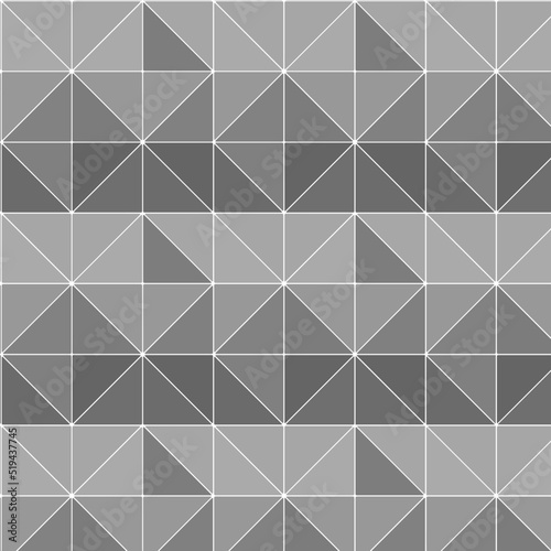 Fototapeta Naklejka Na Ścianę i Meble -  Gray triangles in seamless geometric pattern