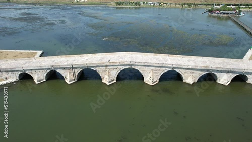 aerial historical bridge photo