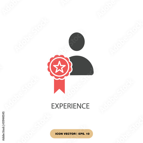 experience icons symbol vector elements for infographic web