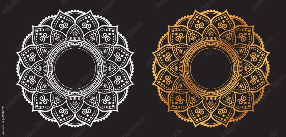 Ornamental Geometric luxury mandala pattern vector design 