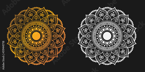Ornamental Geometric luxury mandala pattern vector design 