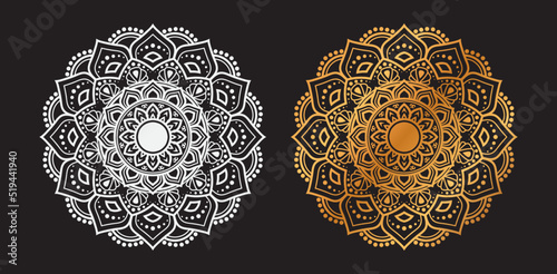 Ornamental Geometric luxury mandala pattern vector design 