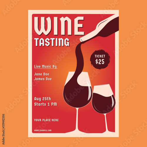 Wine Tasting Flyer