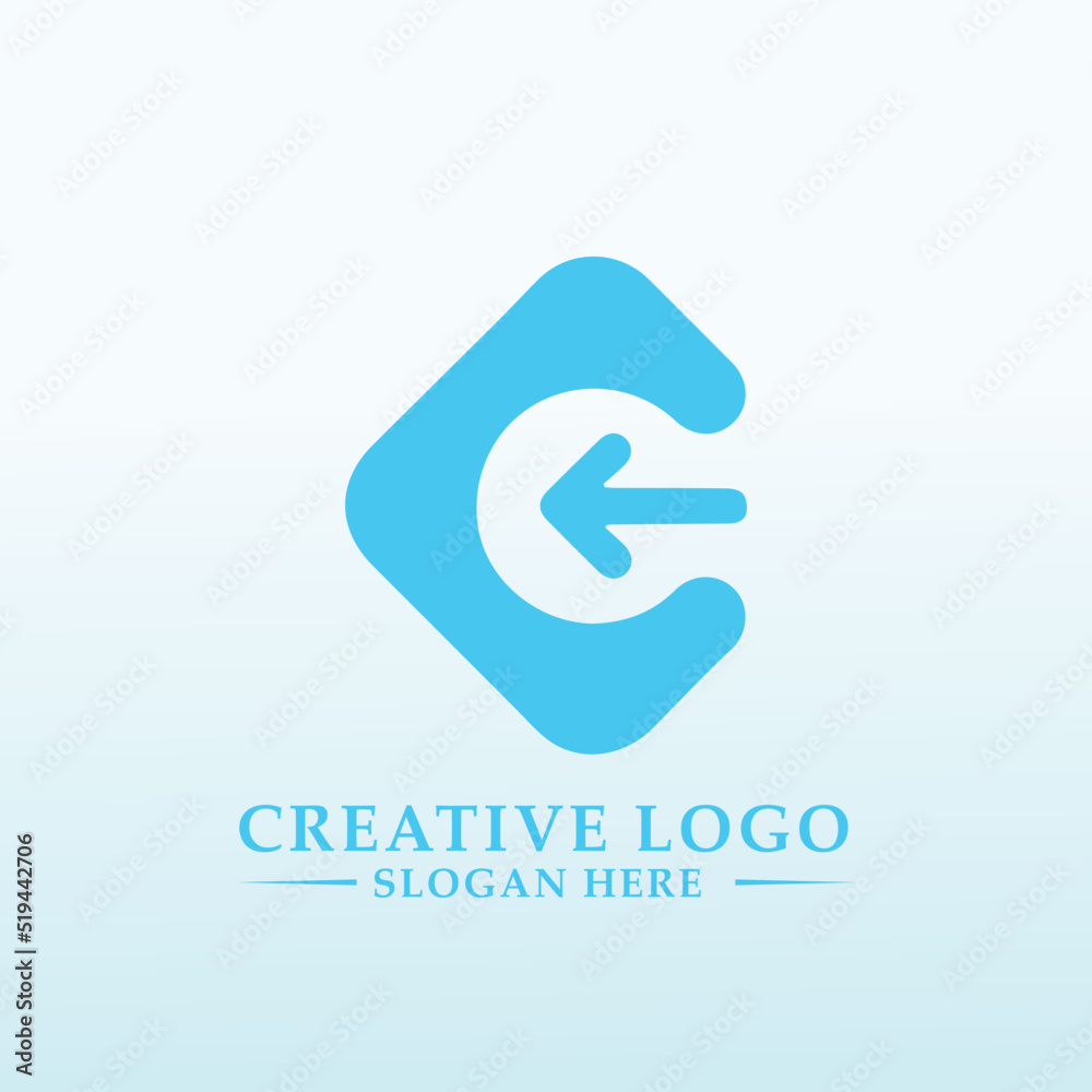 Crypto currency vector logo design template Crypto currency vector logo design template