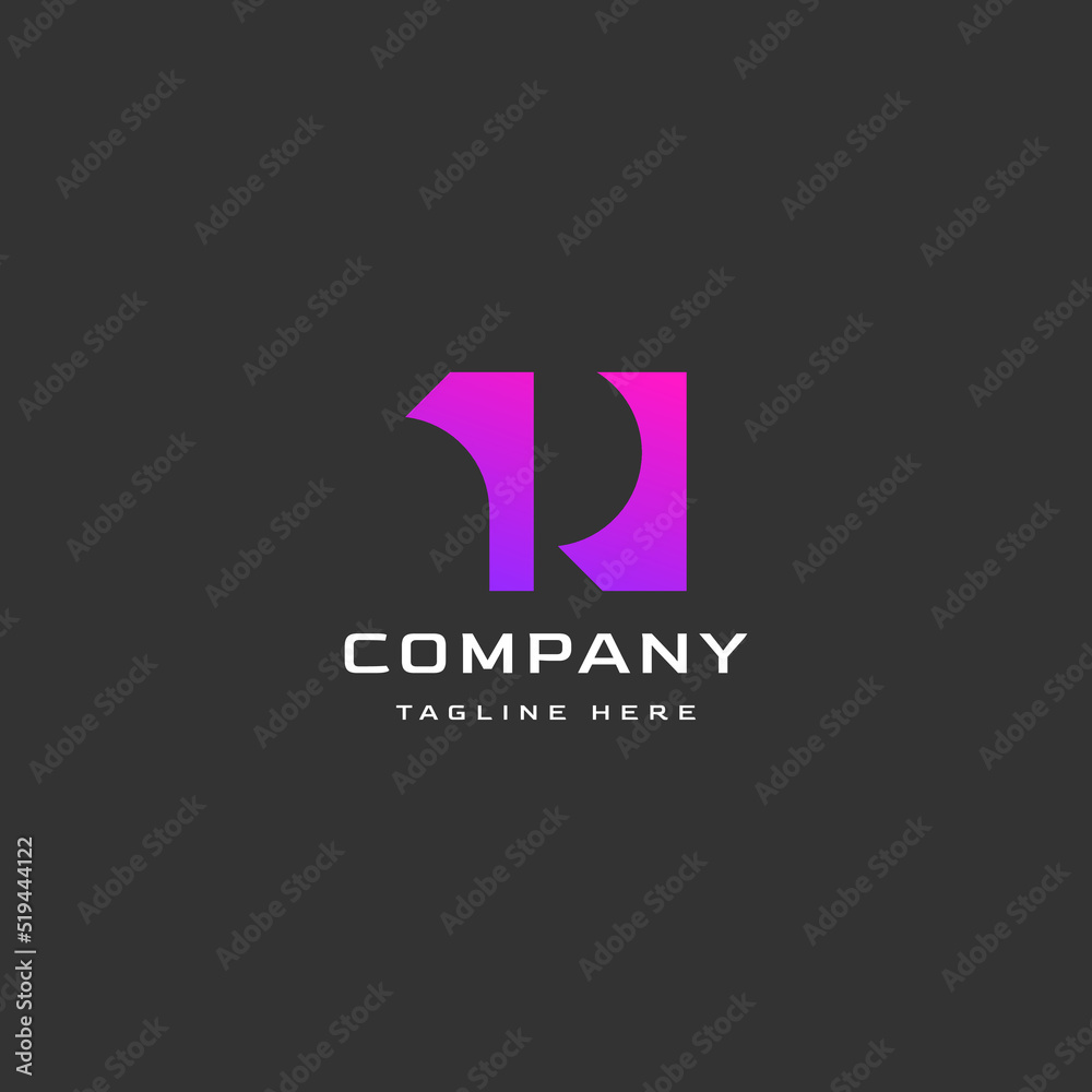 letter r logo with creative, unique, abstract modern minimalist style. letter r logo with creative, unique, abstract modern minimalist style.