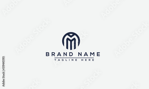 Logo design letter AM . Elegant modern. Vector template.