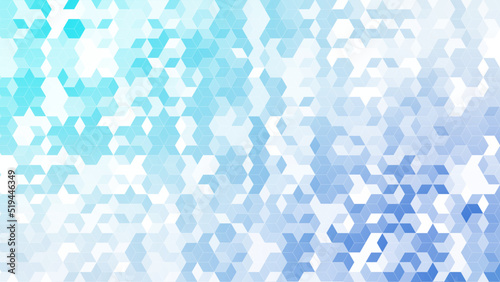 ダイヤのパターン背景素材，ブルーのグラデーション