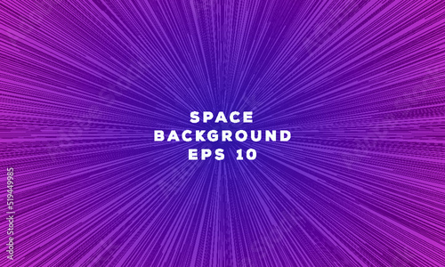 Speed space geometric backgound trendy color gradient line style for web page, motion graphic, cosmos illustration. Sunburst backdrop. Circular line colorful motion pattern. Vector 10 eps