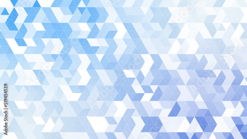 三角パターン背景素材，ブルーとパープルのグラデーション