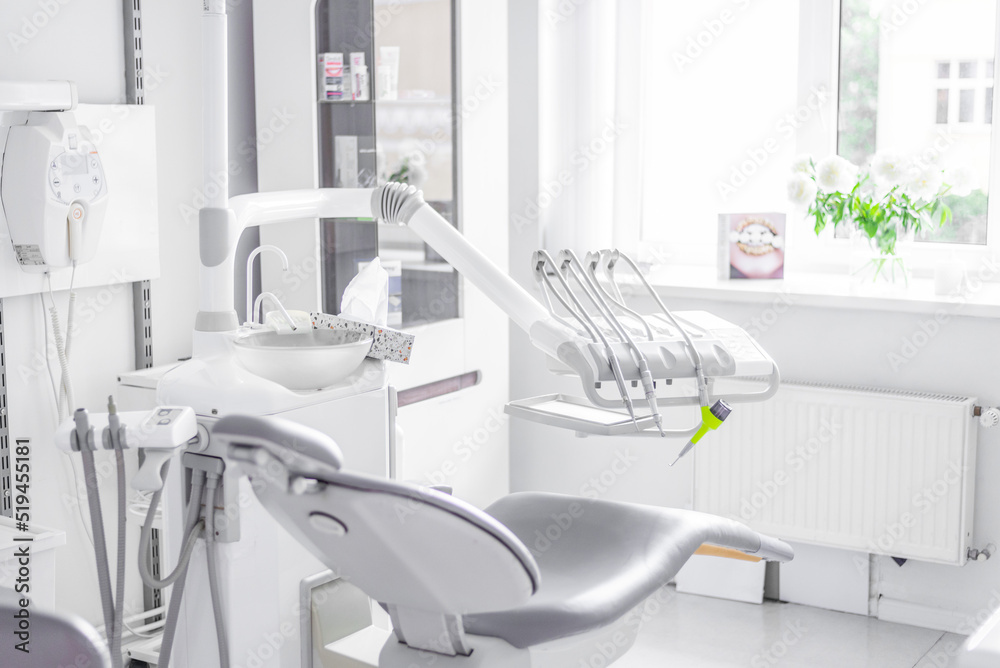 Clean white dentist cabinet clinic Clean white dentist cabinet clinic
